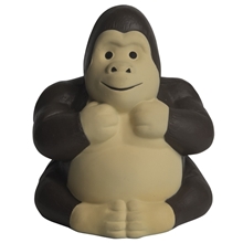 aerial view a brown/natural gorilla stress reliever, image 1 of 5