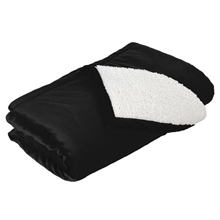 a black port authority(r) mountain lodge blanket