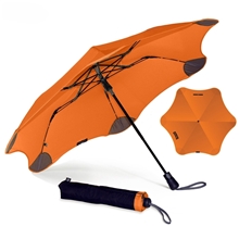 aerial view a orange the blunt metro 37 umberella - orange, image 1 of 2