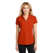 aerial view a autumn orange port authority(r) womens dry zone(r) grid polo - colors, image 1 of 6