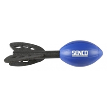 aerial view a blue foam football rocket, image 1 of 2