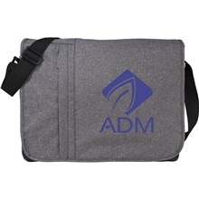 aerial view a graphite urban 15 computer messenger bag, image 1 of 7