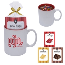 11 oz Colored Stoneware Mug With Mug Cake