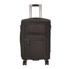 aerial view a black kapston(r) stratford 4- wheeled 22 carry - on, image 1 of 7
