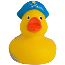aerial view a yellow pirate rubber duck, image 1 of 7