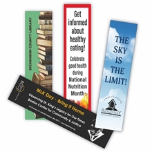 aerial view a white rectangle bookmarks 1-1/4 x 5, image 1 of 2
