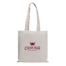 aerial view a natural natural magazine economy tote, image 1 of 3