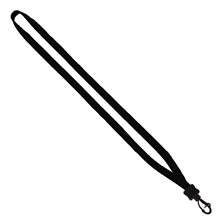 1/2 Cotton Lanyard with Plastic Clamshell Swivel Snap Hook