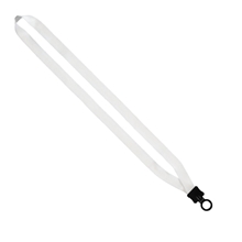 1/2 Dye - Sublimated Lanyard with Plastic Clamshell and Plastic O - Ring