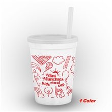 12 oz Smooth - Sided Sports Sipper Offset Printed