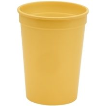 12 oz Smooth Walled Plastic Stadium Cup with Automated Silkscreen Imprint