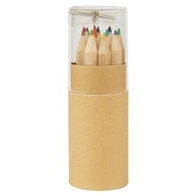 12- Piece Colored Pencils Tube With Sharpener