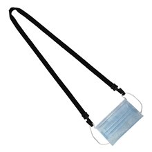 1/2 Polyester Mask Keeper with Plastic Bulldog Clips