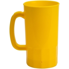 a athletic yellow 32 oz single wall stein