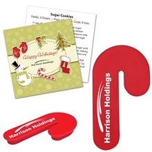 a red candy cane cookie cutter