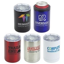 12oz Vacuum Insulated Stainless Steel Tumbler + Can Cooler