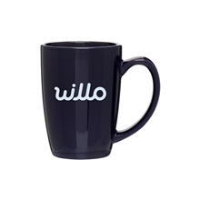 14 oz Contour Mug Glossy Cobalt Blue
