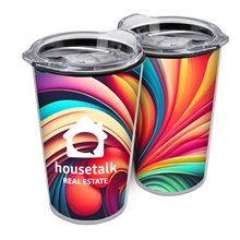 14 oz Transparent Tumbler With Digital Insert