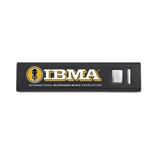aerial view a black montclare executive 2200mah power bank - free shipping, image 1 of 5