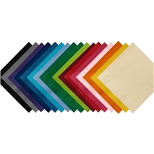 aerial view a group of beverage napkin - (color), image 1 of 4