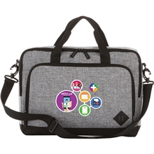 aerial view a graphite graphite 15 computer briefcase, image 1 of 5