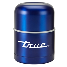 aerial view a blue insulated food container, image 1 of 5