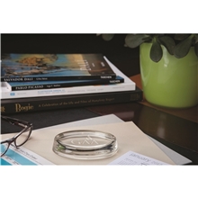 a group of jaffa oval glass paperweight