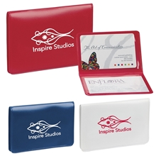 a group of business card / license holder