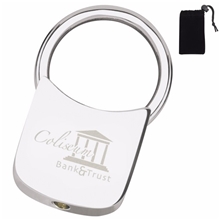 aerial view a group of silver twist - lock keyholder, image 1 of 3