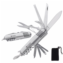 aerial view a group of lynx stainless steel pocket knife, image 1 of 2
