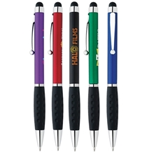 a group of twist stylus grip ballpoint pen