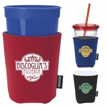 aerial view a group of koozie(r) lifes a party cup cooler, image 1 of 3