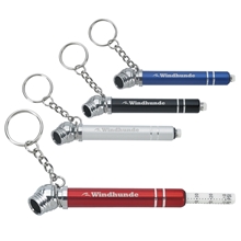 a group of mini double ring tire pressure gauge