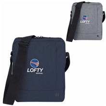 a group of 600d polyester pierce e - messenger bag 9-7/8w x 11-3/8h