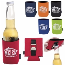 a group of koozie(r) bottle opener can / bottle cooler