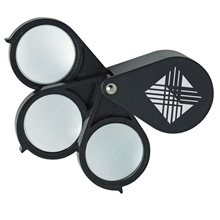 15X Triple - Lens Folding Magnifier
