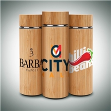 16 oz Vacuum - Sealed Eco Bamboo Bottle
