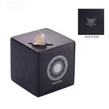 a black troika matte black savings bank