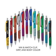 aerial view a group of apex mix or match ballpoint pen, image 1 of 3