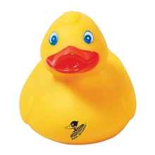 aerial view a yellow medium yellow rubber duck, image 1 of 3