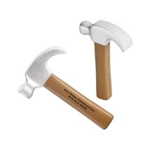 aerial view a brown hammer shape stress ball, image 1 of 2