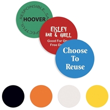 aerial view a group of 1.125 round junior plastic token, image 1 of 2