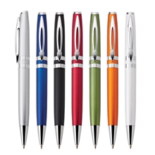a group of lara ballpoint pen with twist lock mechanism