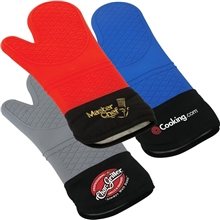 aerial view a group of 15 silicone oven mitt, image 1 of 4