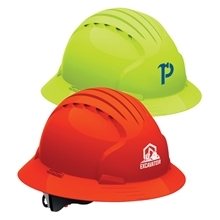 a group of evolution(tm) 6161 full brim hi - vis hard hat
