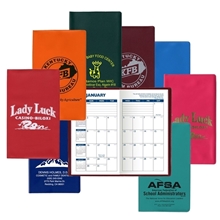 a group of standard vinyl monthly pocket planner