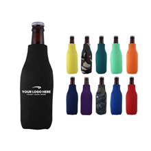 aerial view a group of foamzone zippered bottle cooler, image 1 of 3