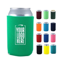 aerial view a group of foamzone neoprene collapsible can cooler, image 1 of 2