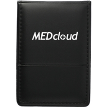 aerial view a black 3.5 x 5 fsc(r) mix pal pocket jotter, image 1 of 3