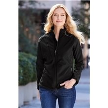 a group of port authority(r) womens textured soft shell jacket